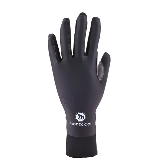 LONG FINGER GLOVES - BLACK