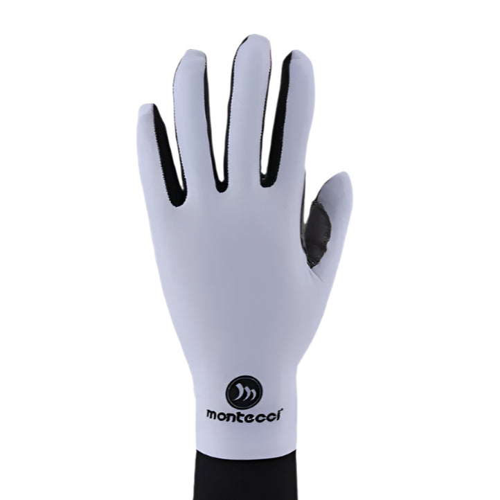 LONG FINGER GLOVES - WHITE