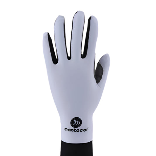 LONG FINGER GLOVES - WHITE